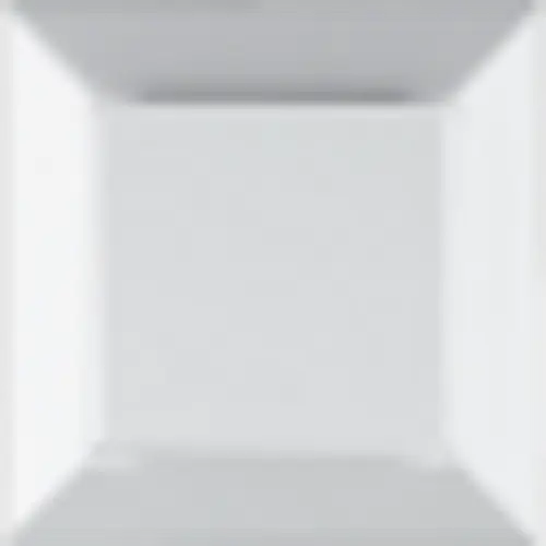 Weißer, quadratischer Gehäuseaufsatz von Wolf für einen Feuchtesensor, mit glatter Oberfläche und abgerundeten Ecken, geeignet für externe Montage.